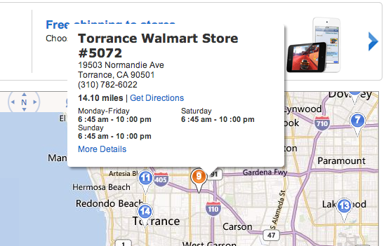 Torrance Walmart Store